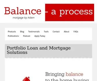 Balanceprocess.com(A portfolio loan) Screenshot