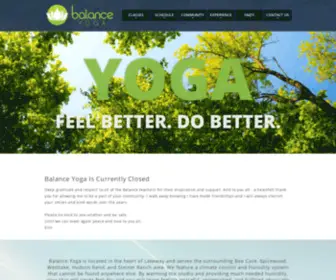 Balanceyoga.com(Balanceyoga) Screenshot