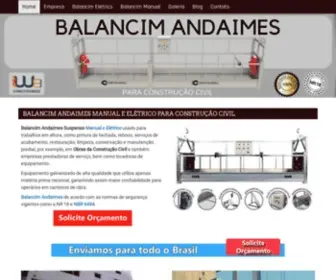 Balancimandaimes.com.br(Balancim Andaimes Suspenso para Obras) Screenshot