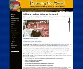 Balancingthesword.com(Bible Study Guide) Screenshot