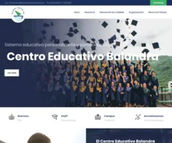 Balandra.edu.ec(Centro Educativo Balandra Cruz del Sur) Screenshot