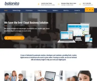 Balanita.com(Website Design and Web Development Company) Screenshot