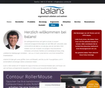 Balans-Online.de(Gesund leben und arbeiten) Screenshot