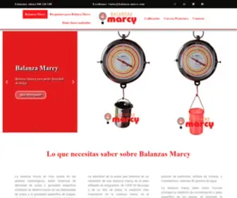 Balanzas-Marcy.com(Balanza) Screenshot