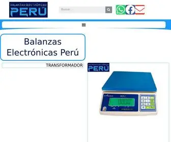 Balanzaselectronicasperu.com(Balanzas Electrónicas Perú) Screenshot