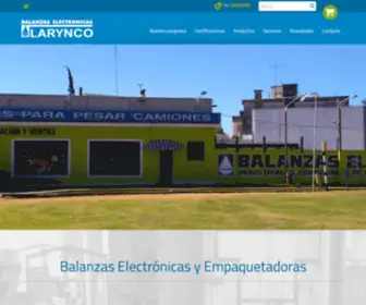 Balanzaslarynco.com.uy(Balanzas Larynco) Screenshot