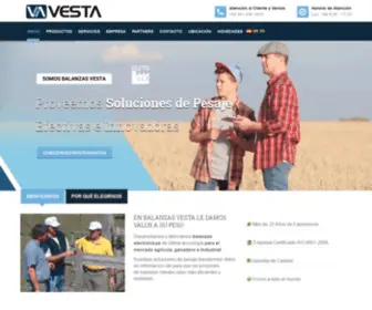 Balanzasvesta.com(Balanzas Vesta) Screenshot