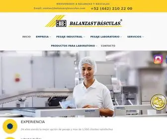 Balanzasybasculas.com(BALANZAS) Screenshot