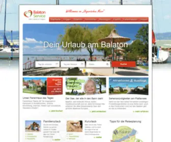 Balaton-Service.de(Ungarn und Balaton Urlaub) Screenshot