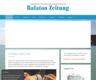 Balaton-Zeitung.info(Balaton) Screenshot