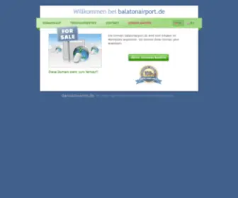 Balatonairport.de(Steht zum Verkauf) Screenshot