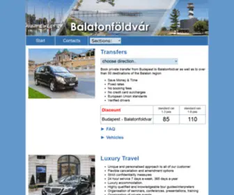 Balatonfoldvar.com(Hungary holidays and the best places to visit around Lake Balaton) Screenshot