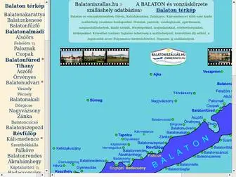 Balatoniszallas.hu(Balatoni kiadó szállások) Screenshot