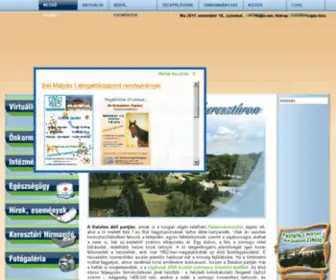Balatonkeresztur.hu(Balatonkeresztúr) Screenshot
