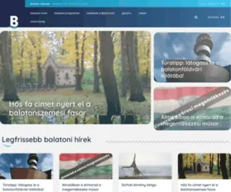 Balatontelevizio.hu(Balaton Televízió hír) Screenshot