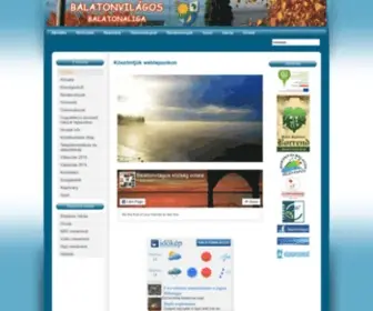 Balatonvilagos.hu(::Balatonvilágos::) Screenshot