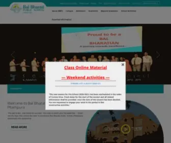 Balbharatipp.org(Bal Bharati Public School) Screenshot