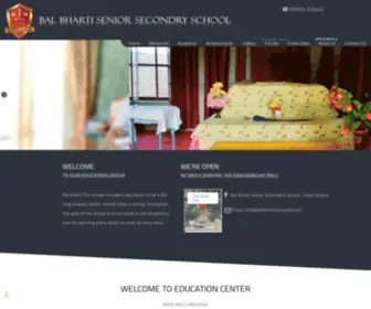Balbhartischoolsds.com(Bal Bharti Senior Secondary School) Screenshot