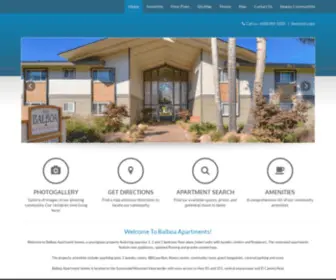 Balboaapts.com(Sunnyvale West Apartments) Screenshot