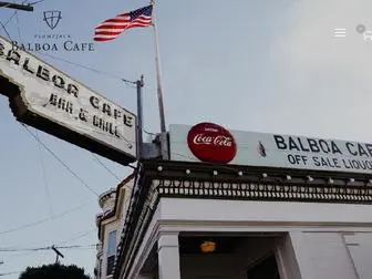 Balboacafesf.com(Balboa Cafe San Francisco) Screenshot