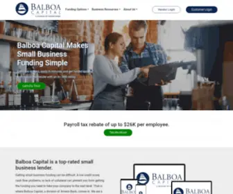 Balboacapital.com(Balboa Capital) Screenshot