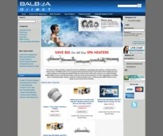 Balboadirect.com(Balboa Water Group) Screenshot