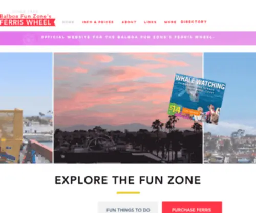 Balboaferriswheel.com(Balboa Fun Zone Ferris Wheel) Screenshot