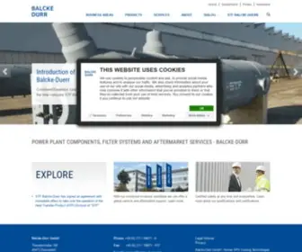 Balcke-Duerr.com(Balcke-Dürr) Screenshot