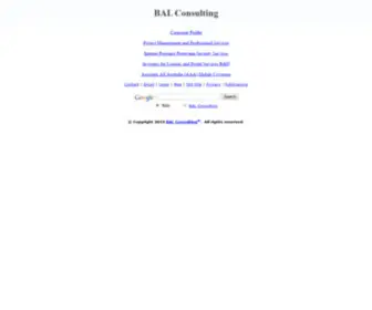 Bal.com.au(Consulting) Screenshot