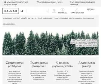 Baldai1.lt(Baldai internetu su nemokamu pristatymu) Screenshot