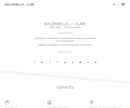 Baldanelloilari.com(Studio di Grafica e Comunicazione Visiva) Screenshot