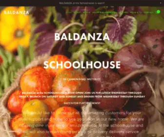 Baldanzarestaurants.com(Bistro Baldanza) Screenshot