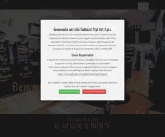 Baldazzi.com(Vendita e produzione apparecchi da intrattenimento Comma 6a) Screenshot