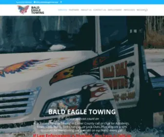 Baldeagletow.com(Bald Eagle Towing) Screenshot