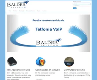 Balder.com.mx(Balder Telecom) Screenshot