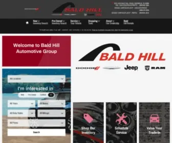 Baldhill.com(Bald Hill Chrysler Jeep Ram) Screenshot