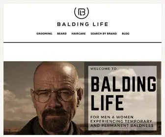 Baldinglife.com(Best Balding Clippers) Screenshot