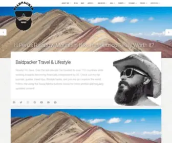 Baldpacker.com(Travel & Lifestyle) Screenshot