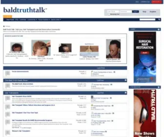 Baldtruthtalk.com(Bald Truth Talk) Screenshot