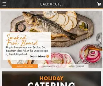 Balduccis.com(Speciality market carrying exceptional foods) Screenshot