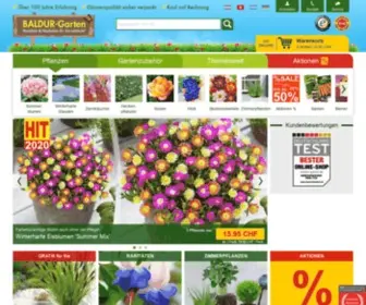 Baldur-Garten.ch(Pflanzen online kaufen) Screenshot