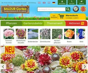 Baldur-Garten.de(Pflanzen online kaufen) Screenshot