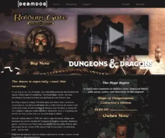 Baldursgate.com(Baldur's Gate) Screenshot
