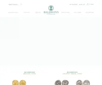Baldwin.co.uk(Buy and Sell Rare Coins) Screenshot