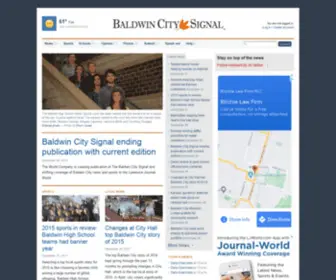 Baldwincity.com(Baldwin City) Screenshot