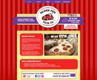 Baldwinparkpizzaco.com(Baldwin Park Pizza Co) Screenshot