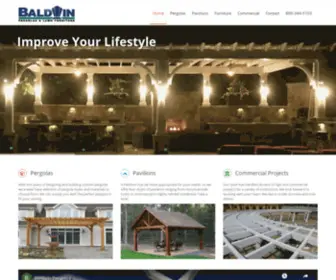 Baldwinpergolas.com(Pergolas) Screenshot