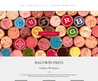 Baldwinpress.net(Printing & Marketing in Napa) Screenshot