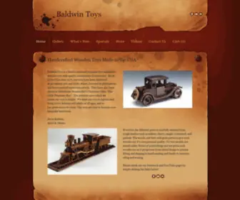 Baldwintoys.com(Wooden Toys) Screenshot