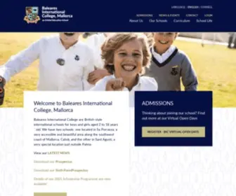 Balearesint.net(Baleares International College) Screenshot